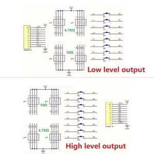 BSSY)Eletechsup KC13A08 Módulo de Teclado de 8 Botones para PLC MCU AVR ARM LED Breadboard Electrónica DIY - Product Image 4