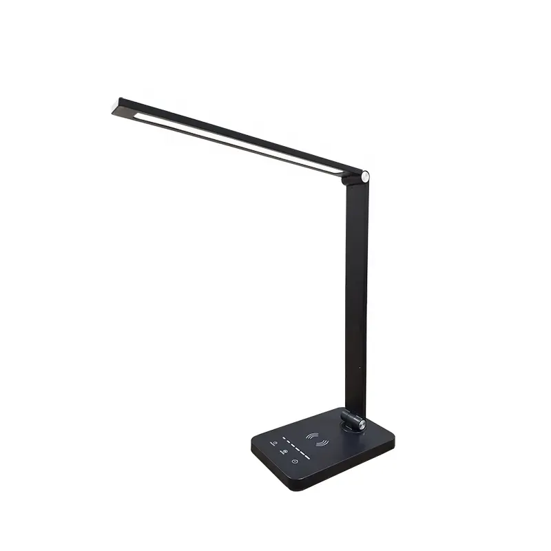 New Design Modern Lamp Table Led Luxury Dimming Table Lamp With Mobile Phone Wireless Charging Timer Table Light