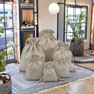 Sac à bandoulière pliable extra large personnalisé en toile à motif de dessin animé, en coton biologique, écologique, pour emballage de cadeaux de mariage pour invités - Product Image 3