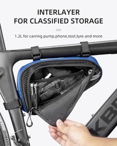 Bolsa Delantera para Bicicleta con Pantalla Táctil, Bolsa para Manillar, Accesorios para Bicicletas, Bolsa para Teléfono - Product Image 5