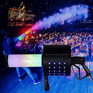 Máquina de confeti RGB Light Party Air Gun CO2 Pistola Original <span class=keywords><strong>Shooter</strong></span> Fog Machine CO2 DJ Gun Paper Confeti Gun - Product Image 3