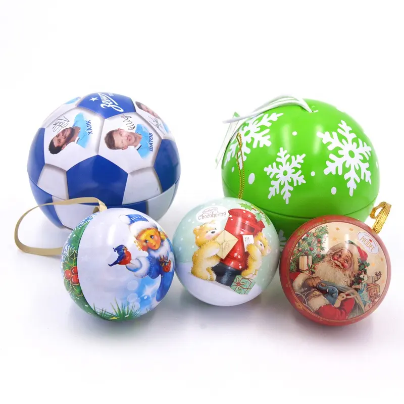 كرة قصدير صغيرة تُصمم حسب الطلب تُباع بالجملة من المصنع بشريط