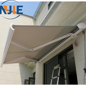 Toldo Retráctil Manual de Aluminio <span class=keywords><strong>para</strong></span> Balcón, Moderno, con Protección UV y Recubrimiento en Polvo Impermeable, con Control Remoto, Entrega Rápida - Product Image 3