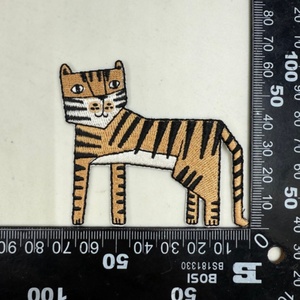Bulk Custom Pattern Logo Machine <b>Hat</b> Woven Embroidery Chenille Patches With Laser Cut - Product Image 6