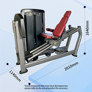 Máquina de gimnasio de alta calidad con certificación CE para sentadillas/prensa de piernas sentado, equipo de fitness y fuerza con inclinación de 45 grados - Product Image 2