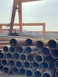 Tubo Tondo in Acciaio al Carbonio Non Legato Q355B Laminato a Caldo ASTM A106 Gr.<span class=keywords><strong>B</strong></span>/JIS G3454 Shandong per Progetti di Ingegneria - Product Image 4