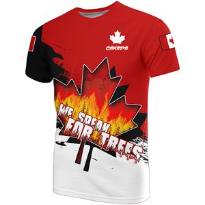 T-shirt imprimé à la demande pour hommes, <span class=keywords><strong>chemise</strong></span> décontractée, feuille d'érable rouge, emblème National canadien, vente en gros, grande taille, 2023 - Product Image 6