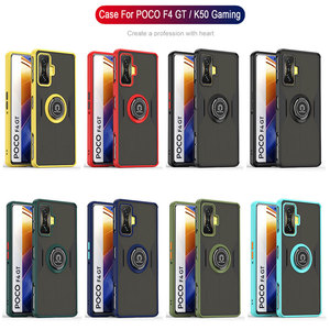 Pour Xiaomi <span class=keywords><strong>Poco</strong></span> F4 Gt coque de téléphone rigide PC couverture arrière support d'anneau de doigt pour Redmi K50 Gaming 6.67 pouces coque antichoc - Product Image 6