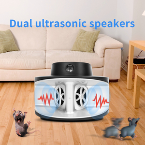 Repelente de Roedores para Interiores AR10, Conexión Directa, Altavoces Dobles, Modo Multi-repelente, el <span class=keywords><strong>Mejor</strong></span> Controlador Ultrasónico de Plagas, Protege a la Familia - Product Image 1