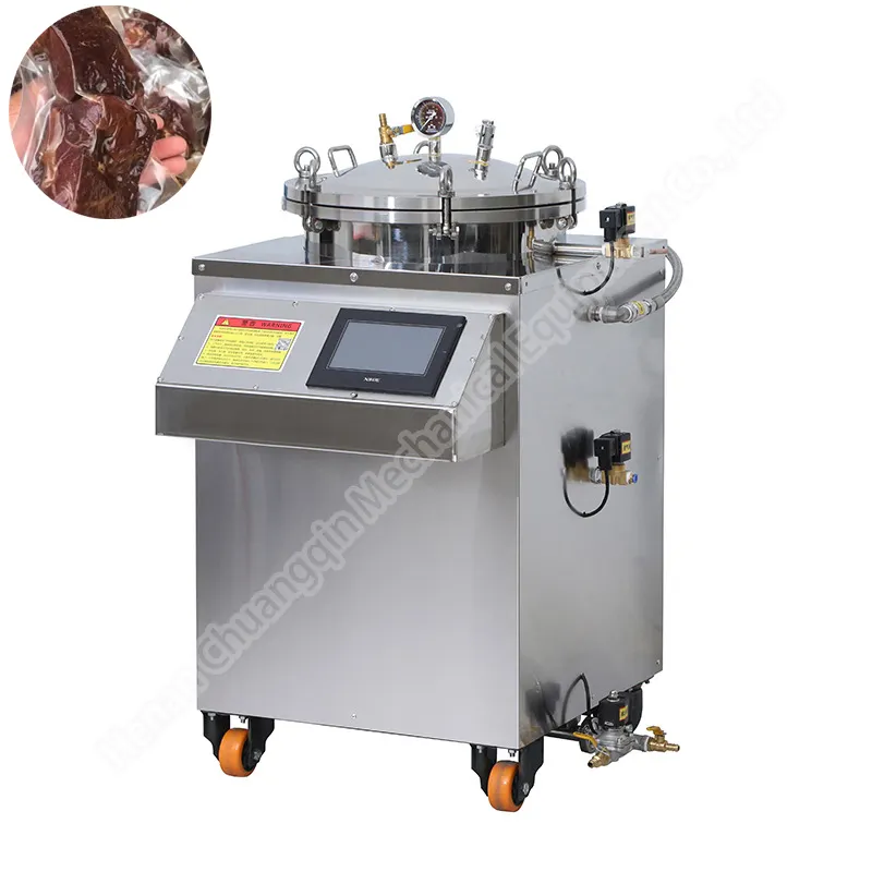 Esterilizador a vapor de alta pressão para esterilização a vapor em autoclave horizontal, retorta autoclave de 50 litros