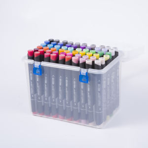 アルコールマーカーマンガ描画マーカーペンアルコールベースのスケッチフェルトチップオイリーツインペン画材 - Product Image 4