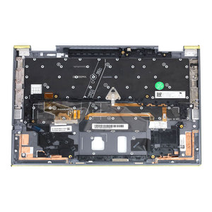 Ensemble clavier et repose-poignets 5M11H62418 pour Lenovo ThinkPad X1 Yoga 8e génération 21HQ 21HR, disposition allemande, rétroéclairé, gris, pièce de rechange - Product Image 2