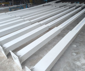 Poteau pliant en acier galvanisé à charnière intermédiaire de haute qualité de l'usine chinoise pour les applications de lampadaires - Product Image 5