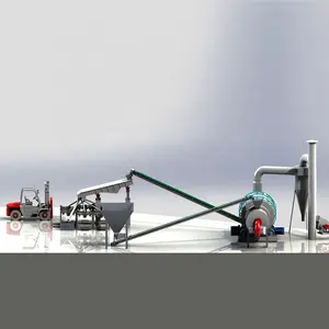 Máquina secadora de tres cilindros de arena de Río de larga vida útil de producción profesional de fábrica