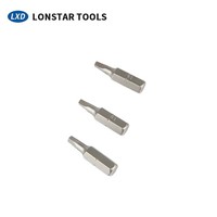 Embouts de tournevis courts de qualité industrielle LXDTE 25 mm PH2 T20, embouts magnétiques antidérapants en acier HRC 58-62 pour l'assemblage de meubles et le bricolage