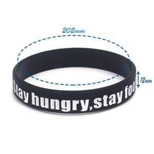 สายรัดข้อมือซิลิโคนยางพิมพ์ลายคำคมสร้างแรงบันดาลใจ งานฝีมือแบบ Debossed ของขวัญสำหรับนักกีฬา ปรับแต่งได้ - Product Image 3