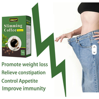 Café amincissant instantané sans sucre de haute qualité boisson Italie collagène infusé goût neutre emballé sac boîte suppléments à base de plantes