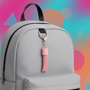 Baume à lèvres Cap Porte-clés Silicone Portable Lipgloss Cap Holder Avec Porte-clés Baume À Lèvres Accessoires - Product Image 3