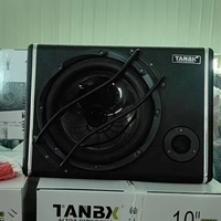 Subwoofer trapézoïdal 10 pouces actif avec amplificateur et tweeter, enceinte mono pour Toyota, prix usine abordable