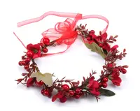 Find A Wholesale red flower crown For Glamor And Style 