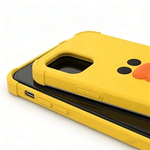 Factory Custom Silicone <strong>Phone</strong> <strong>Case</strong> OEM ODM 3D Cartoon Duck Design <strong>Phone</strong> Cover Waterproof Shockproof Custom Logo <strong>Case</strong> - Product Image 3