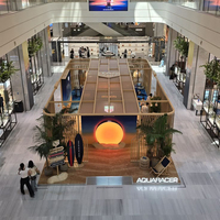 Stand d'exposition modulaire personnalisé MEGA Modern Fashion Pop Up Store pour événements et salons d'art