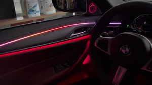 Upgrade Symphony LED <b>Car</b> <b>Interior</b> Ambient Light for BMW 5 Series G30 G31 G38 Speaker Cover Strip Decoration <b>Accessories</b> - Product Image 4