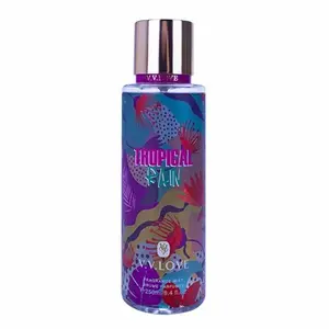 Perfume unissex floral e frutas, perfume desodorante para mulheres, spray de perfume com aroma floral e frutado, venda no atacado de 250ml