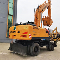 Excavatrice sur pneus Hyundai d'occasion R210W-7 R210W-9 R210W 21ton Hyundai 210 210 d'occasion à vendre