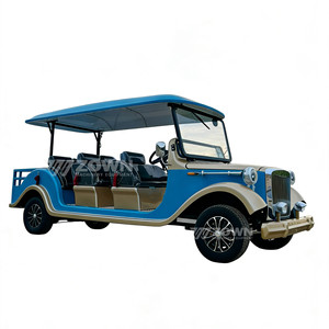 Carrito de Golf Eléctrico Retro de 4 Plazas, Homologado para Circular por la Calle, Color Personalizado, para Uso en Clubes y Comunidades - Product Image 2