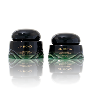 <strong>Luxury</strong> Skincare Packaging Set Gradient Green Glass <strong>Bottles</strong> And Cream Jars For Serum Lotion Toner Essence - Product Image 5