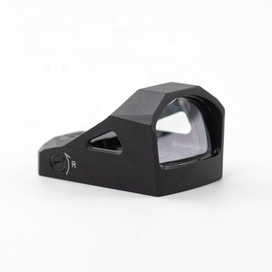 Mira Óptica <span class=keywords><strong>de</strong></span> Punto Rojo y Verde Mini Reflex Bravo Tactical, 1X27mm, Ventana Grande, Activación por Movimiento, Encendido/Apagado Automático, Resistente al Agua, para <span class=keywords><strong>Caza</strong></span> - Product Image 1