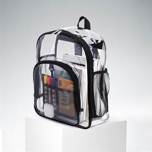 <span class=keywords><strong>Mochila</strong></span> Impermeable de PVC Transparente Personalizada, 20-36L, para Viajes, Campamentos, Senderismo, Estudiantes, Universitarios, Adolescentes, Unisex - Product Image 3