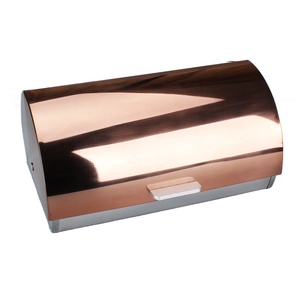 Boîte à pain Roll Top en acier inoxydable pour comptoir de cuisine avec couvercle - Product Image 4