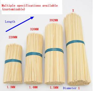 Varillas de Incienso de Bambú de Madera de Bajo Diámetro, Ecológicas, Libres de BPA, de Alta Calidad, Estilo Chino, Empaquetadas en Cartón, de China Jiangqiao - Product Image 4