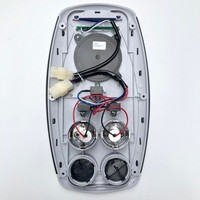 Système d'éclairage automobile en plastique 24V, nouveau, double aérateur intérieur avec lumière LED pour bus WJC-C-011
