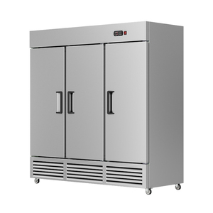 Commercial Kitchen Fridge Upright Refrigerator Restaurants Use Dual Temperature Four Door Stainless Steel Construction a - Product Image 6