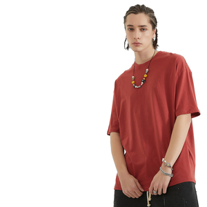 T-shirt Homme Personnalisé avec Logo, Coupe Oversize Épaules Tombantes, 100% Coton, Impression, 190 GSM, Vente en Gros de T-shirts Courts pour Hommes - Product Image 2