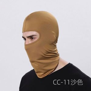 Masque de cyclisme d'extérieur en polyester, coupe-vent, bonnet de sport avec doublure de protection solaire pour la conduite estivale et le vélo - Product Image 5