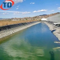 Черные геомембраны для прудов с креветками: HDPE/LDPE пленка-вкладыш 1.5мм, 2мм; барьер от корней деревьев 1мм; геомембрана для плотин 1мм