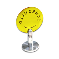 Personnalisation rapide de présentoir de publicité de bureau de taille de table acrylique circulaire détachable