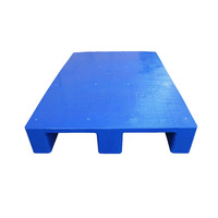 Palet de Plástico para Impresión, Uso en Suelos de HDPE, Reciclable, Apilable, de 4 Entradas, de una Sola Cara, Tipo Liso para Almacén, 1200*800*140, Precio en China