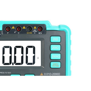 Testeur de résistance de mise à la terre numérique VC4105A + Mètre de résistance de mise à la terre haute précision pour la mesure de la protection contre la foudre - Product Image 2