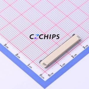 FPC-1.0FX-26PWBH20 FFC/FPC Connector SMD,P=1.0mm Connector Flip Cover Type Bottom Contact 26P 1mm - Product Image 2