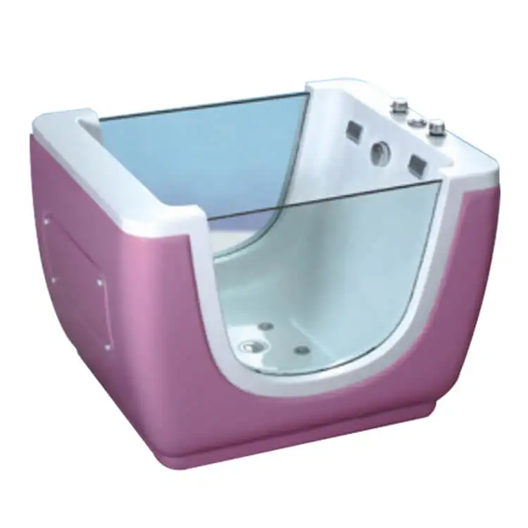 Розовая цветная Больничная ванна для новорожденных