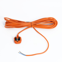 Cable de Alimentación con Enchufe de 3 Pines para Reino Unido, 6A 250V, 3x0.75mm², 1.5m, H05VV-F, con Fusible y Certificación ASTA