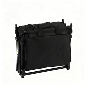 Folding Mesh Camping Trolley Cart <b>Iron</b> Pipe Frame Outdoor Large Capacity Waterproof Four-Wheel Wagon Roof OEM Platform - Product Image 6