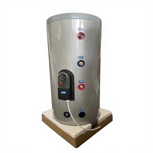 Système de chauffage solaire thermique écologique 300 litres avec réservoir tampon à double revêtement émaillé haute résistance à la pression - Product Image 1