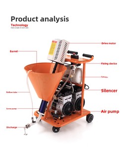 220V Electric <strong>Power</strong> Spray Gun High-Pressure Multifunctional Industrial Grouting Machine Waterproof Putty Cement Slurry Paint - Product Image 4
