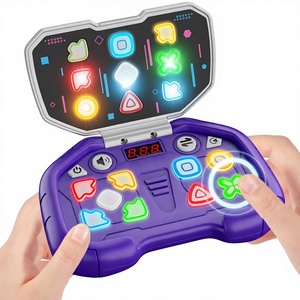Jeu de danse des doigts pour enfants, soulagement du stress, jeu de réaction manuel, entraînement multifonctionnel, défi, niveaux rapides, console - Product Image 1